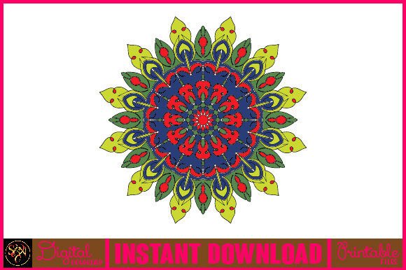 Mandala 3D Layered SVG Cut File-146: Vibrant Design for Every Project