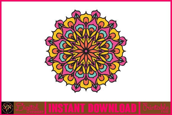 Mandala 3D Layered SVG Cut File-185 for Creative Projects