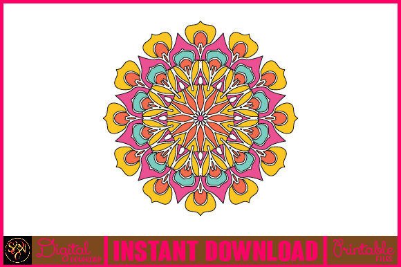 Mandala 3D Layered SVG Cut File-186: Creative Design Asset