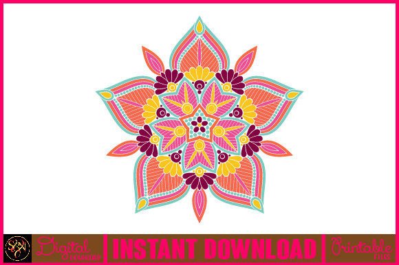 Mandala 3D Layered SVG Cut File-79