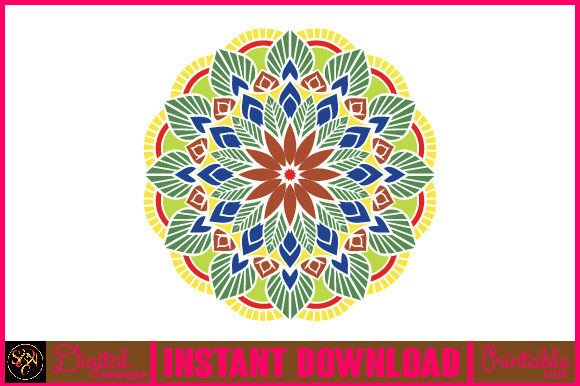 Mandala 3D Layered SVG Cut File-94 for Creative Projects