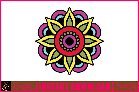 Stunning Mandala 3D Layered SVG Cut File-66 for Creative Projects